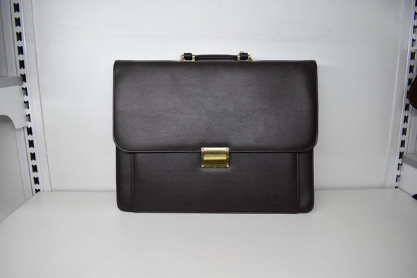 Johnny Hauler Leather Briefcase